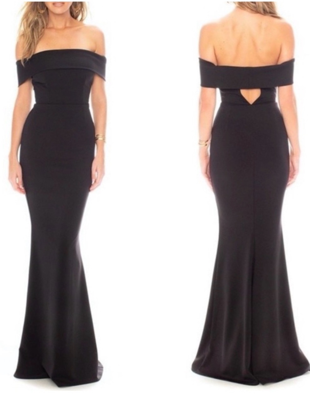 KATIE MAY LEGACY OFF SHOULDER TRUMPET GOWN SIZE 6